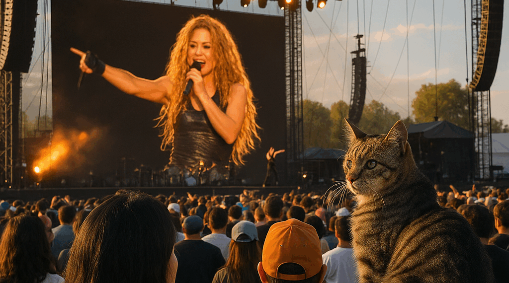 Shakira puso a cantar y bailar a sus fans en el Cuauhtémoc de Puebla
