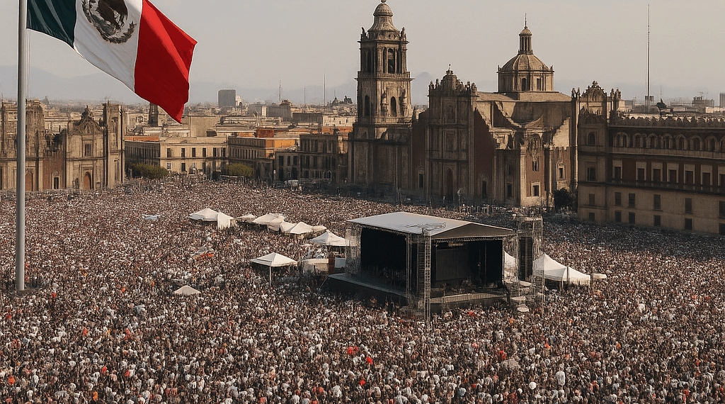 Sheinbaum liderará un acto en el Zócalo el 5 de octubre y espera movilizar a 250 mil personas