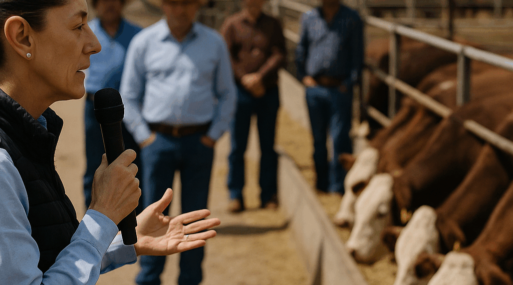 Sheinbaum anuncia programa para impulsar la producción de carne por 700 millones de pesos