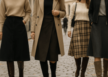 7 looks de faldas con botas inspirados en las pasarelas de Otoño-Invierno 2025