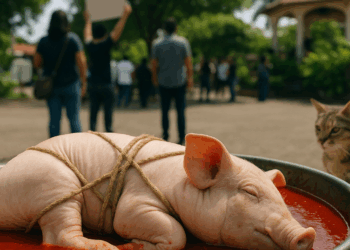 Piden cancelar “puerquito encebado” en Tenampulco, Puebla