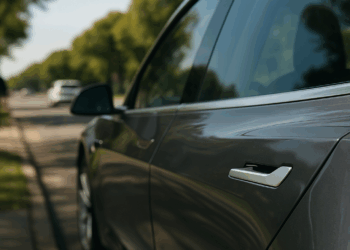 BURBANK, CA - FEBRUARY 16: Tesla Dealership along 811 S San Fernando Blvd, Thursday, Feb. 16, 2023 in Burbank, CA. Tesla, Inc. is recalling 362,758 vehicles in the U.S. because its Full Self-Driving Beta software may cause a crash, according a notice from the National Highway Transportation Safety Administration. (Gary Coronado / Los Angeles Times via Getty Images)