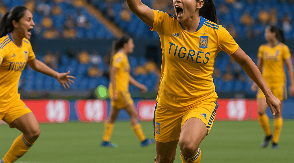 Tigres Femenil golea 4-0 a Rayadas y se apodera del liderato