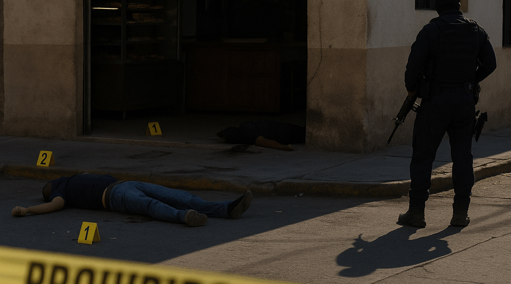 Atacan a balazos en una panadería en Colima; hubo varios muertos