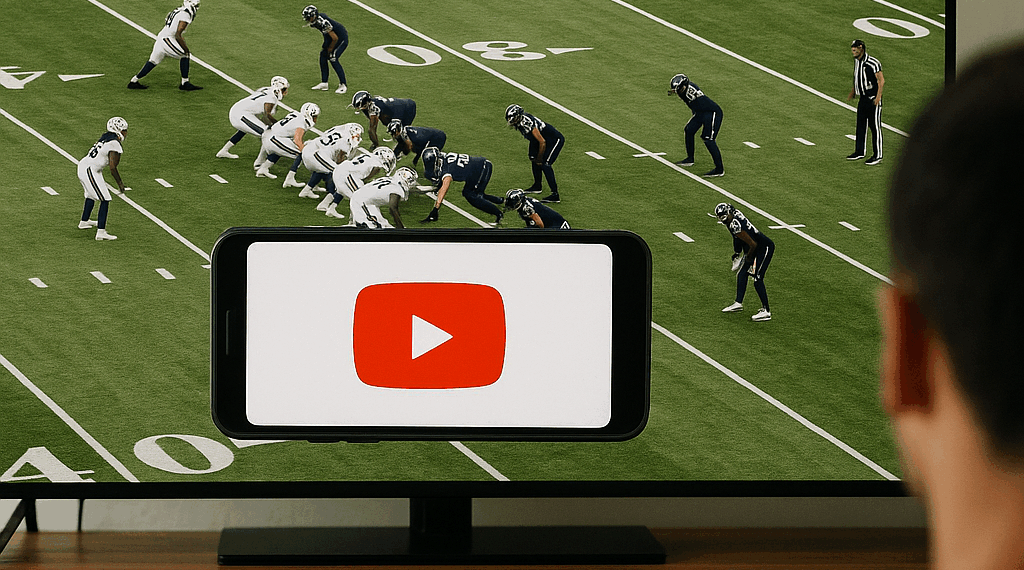 YouTube’s first exclusive NFL broadcast attracts over 17M viewers