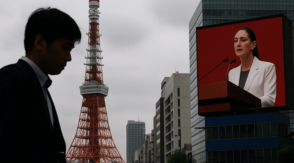 Luego de su viaje a Japón, Andy reapareció en el informe de gobierno de Sheinbaum