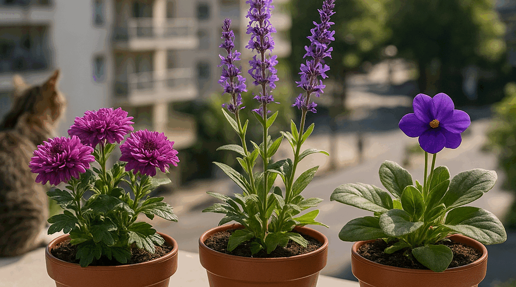 3 flores moradas de otoño que crecen en espacios pequeños sin exigir muchos cuidados, perfectas para tu departamento