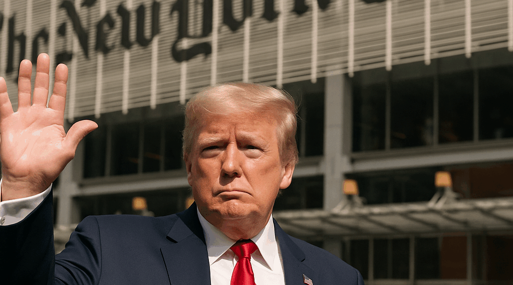 Trump demanda por 15.000 millones de dólares al New York Times por difamación
