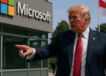 silhouette of U.S. President Donald Trump