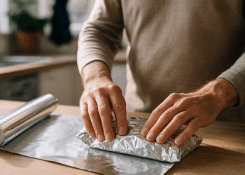 cuál es el lado correcto de usar el papel aluminio, según un experto en alimentos