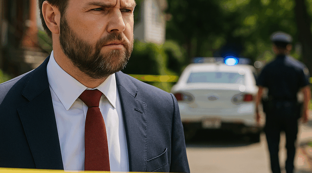 El vicepresidente JD Vance toma el micrófono de Kirk y señala a la "extrema izquierda" por su asesinato