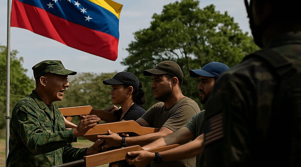Venezuela entrena militarmente a civiles ante un eventual ataque de EU