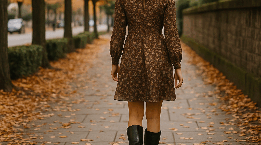 Cómo llevar vestidos con botas en otoño 2025, según las pasarelas