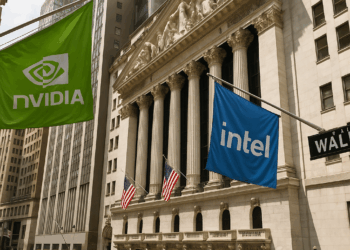Wall Street cierra en máximos récord impulsados por Nvidia e Intel