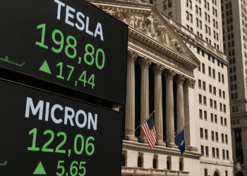 Wall Street registra máximos históricos; destacan Tesla y Micron