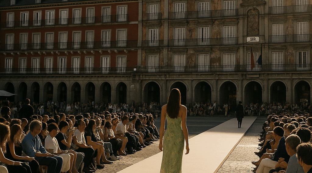 Wes Gordon Lleva la Colección Primavera 2026 de Carolina Herrera a la Iconica Plaza Mayor de Madrid – Dimension Turistica Magazine
