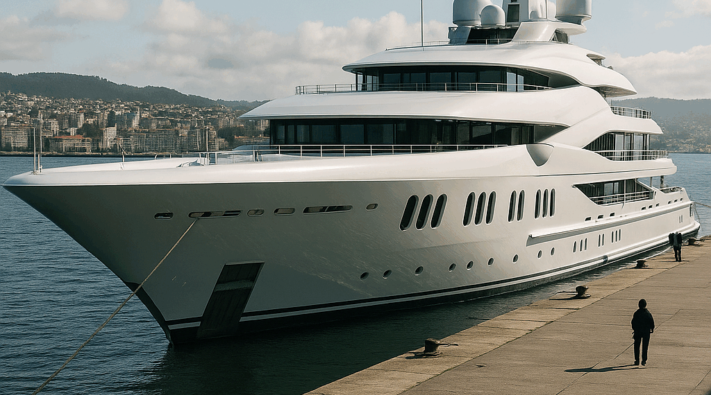El yate de lujo más selecto del planeta llega a Vigo en su primera visita – Dimension Turistica Magazine