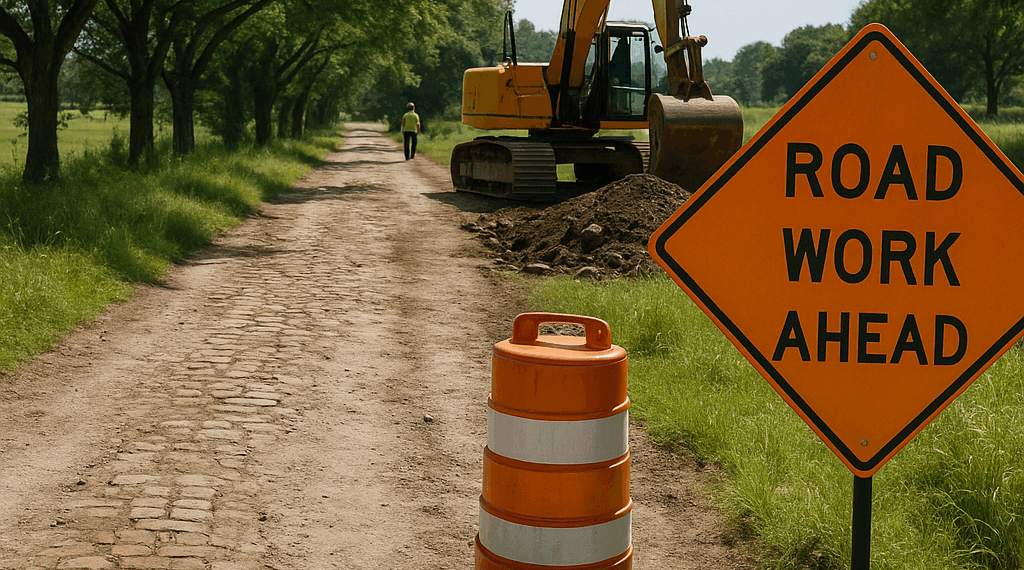 ¡Precaución! Inicia rehabilitación del Camino Real a Cholula