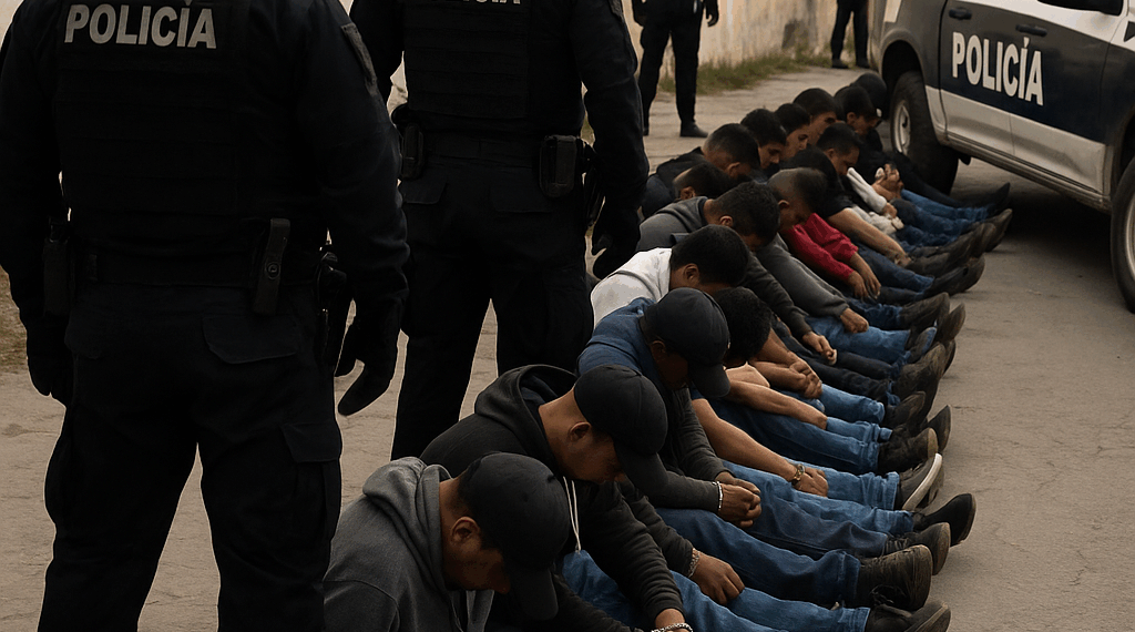 ¡De Ripley!: FGE de Puebla detiene a ¡69 personas! en cateo en Texmelucan; ya liberó a 57