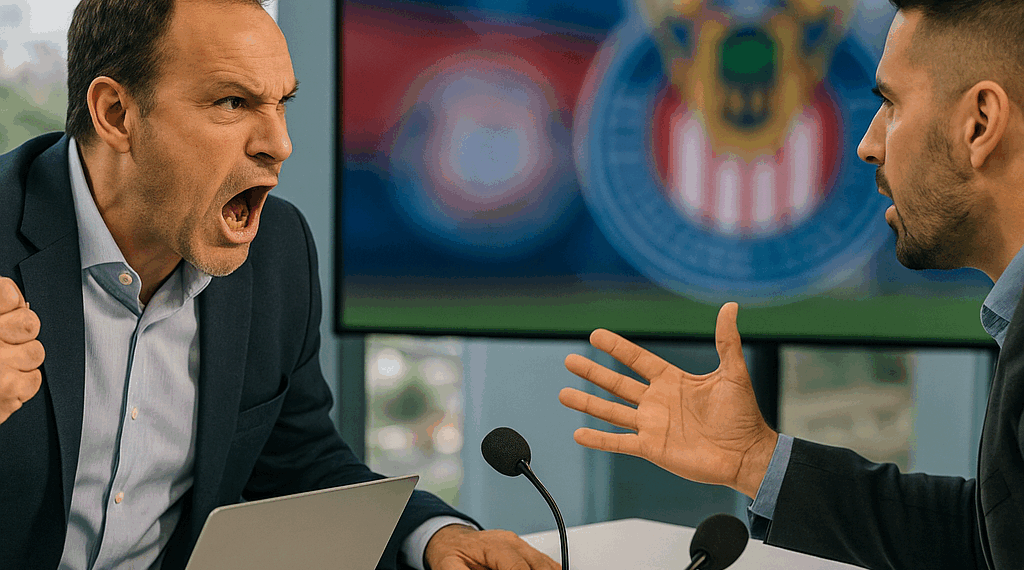 ¡Escandaloso! Conductores se agarran a golpes en pleno programa deportivo por culpa de famoso club