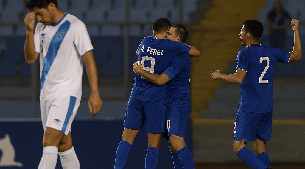 ¡Duro inicio para Tena! Guatemala cae en casa contra El Salvador en arranque de la eliminatoria
