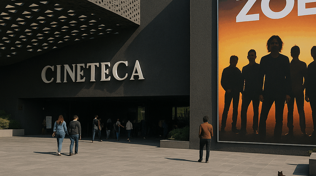 ¿Cuándo se presenta Zoé en la Cineteca Nacional?