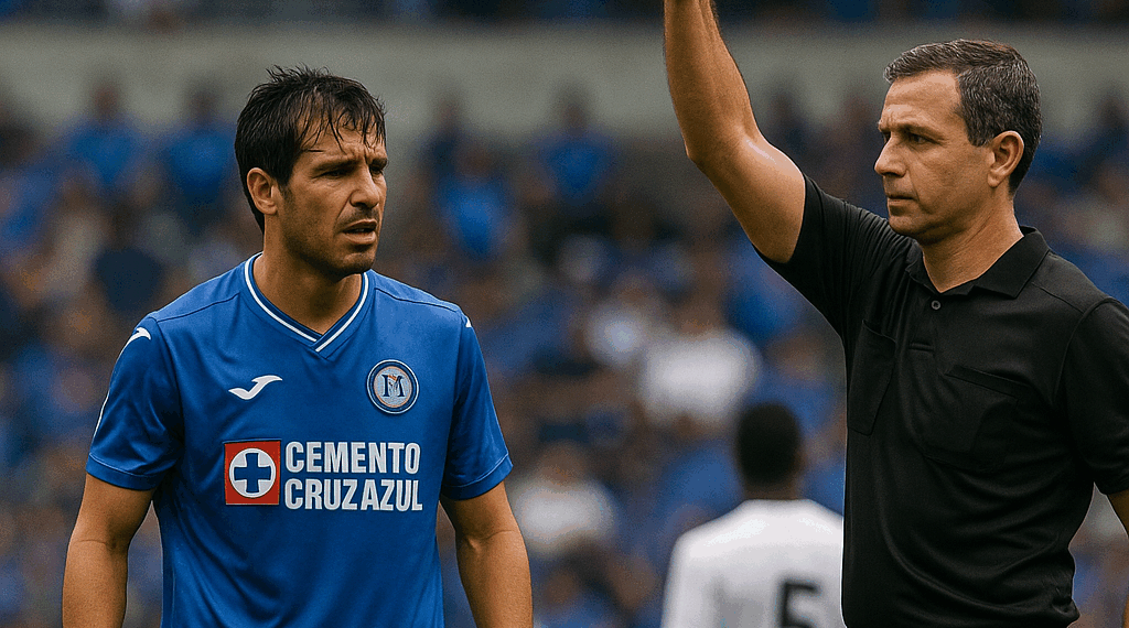 ¿Perjudicaron a La Máquina? Exárbitro revela error en la expulsión a Cruz Azul