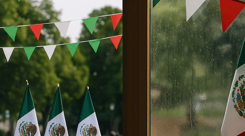 ¿Noche mexicana al aire libre o en interiores? Así estará el clima hoy 14 de septiembre