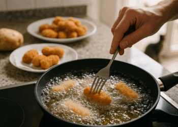 ¿Por qué al freír algunos alimentos les sale espuma? Esto es lo que ocurre, según un experto