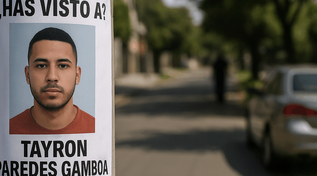 ¿Quién es Tayron Paredes Gamboa, venezolano reportado como desaparecido?
