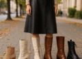 5 zapatos elegantes para lucir con faldas de cuero en otoño 2025