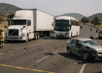 #Michoacán Choque Múltiple En Autopista Siglo XXI Provoca Caos Vial En Taretan - Changoonga.com