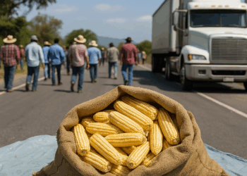 Agricultores acuerdan precio base del maíz y liberan bloqueos en carreteras de México