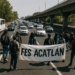 Estudiantes de la FES Acatlán bloquean el Periférico Norte hoy 22 de octubre