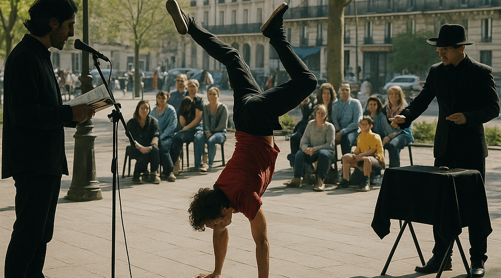 Aquí hay trovadores, malabaristas y hechiceras