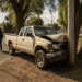 #Morelia Camioneta Se Estampa Contra Árbol Y Poste En Av. Madero Poniente - Changoonga.com