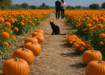 Este campo cerca de Querétaro es la escapada perfecta para tomarte fotos entre calabazas y flores de cempasúchil