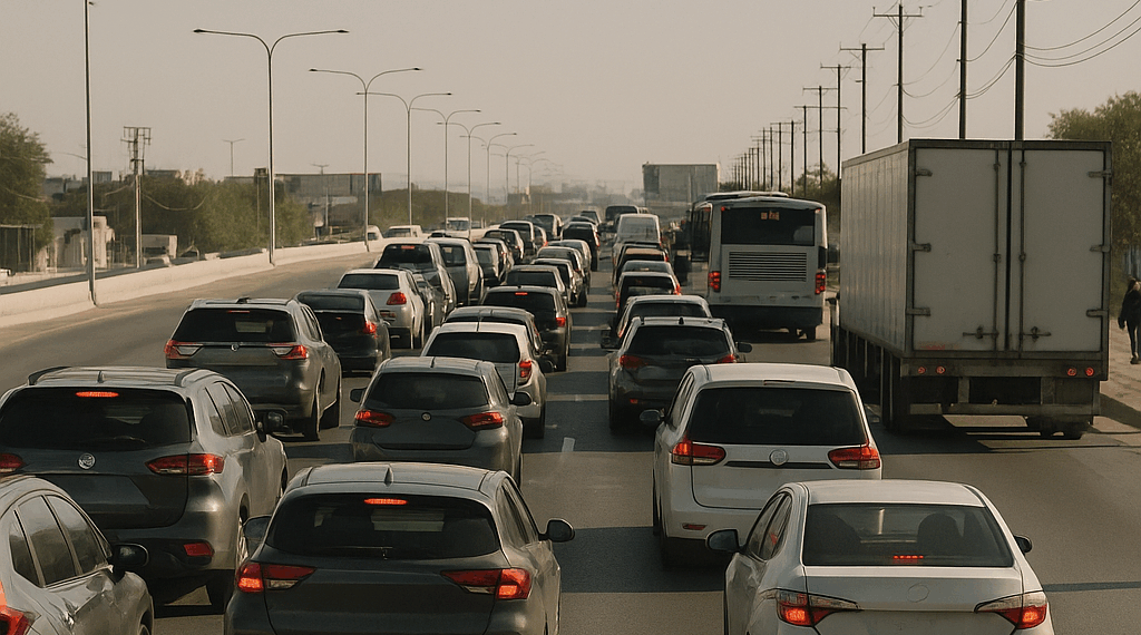Título alternativo: “Caos del Lunes: Sección XXII se moviliza por 48 horas marchando de crucero a Juárez (08:00 h)”