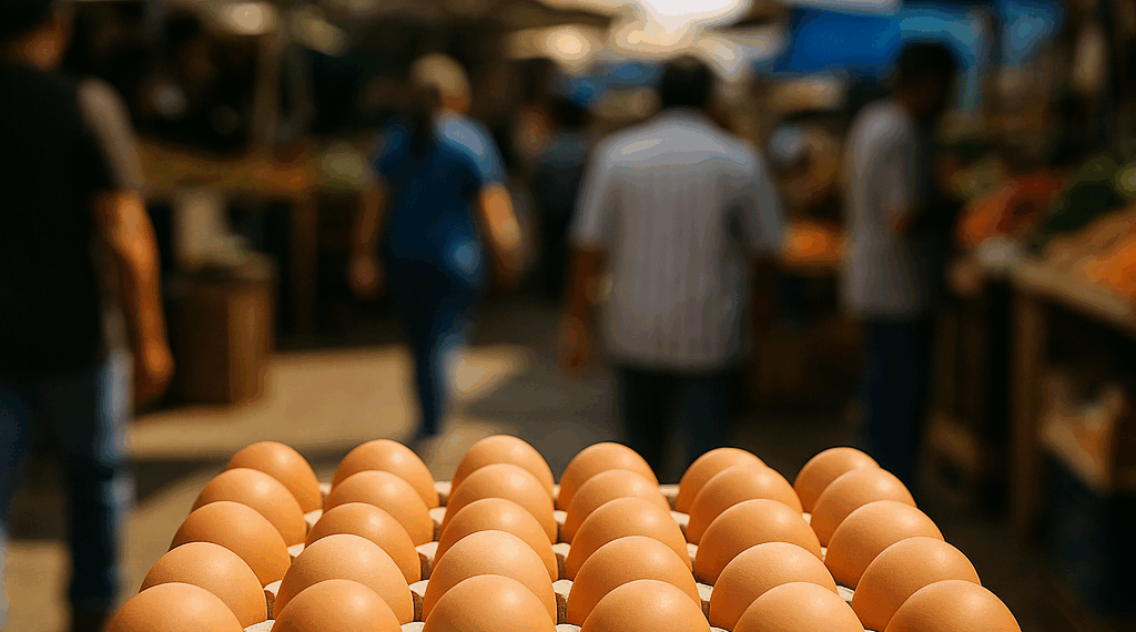 Precio del huevo en los diferentes estados de México