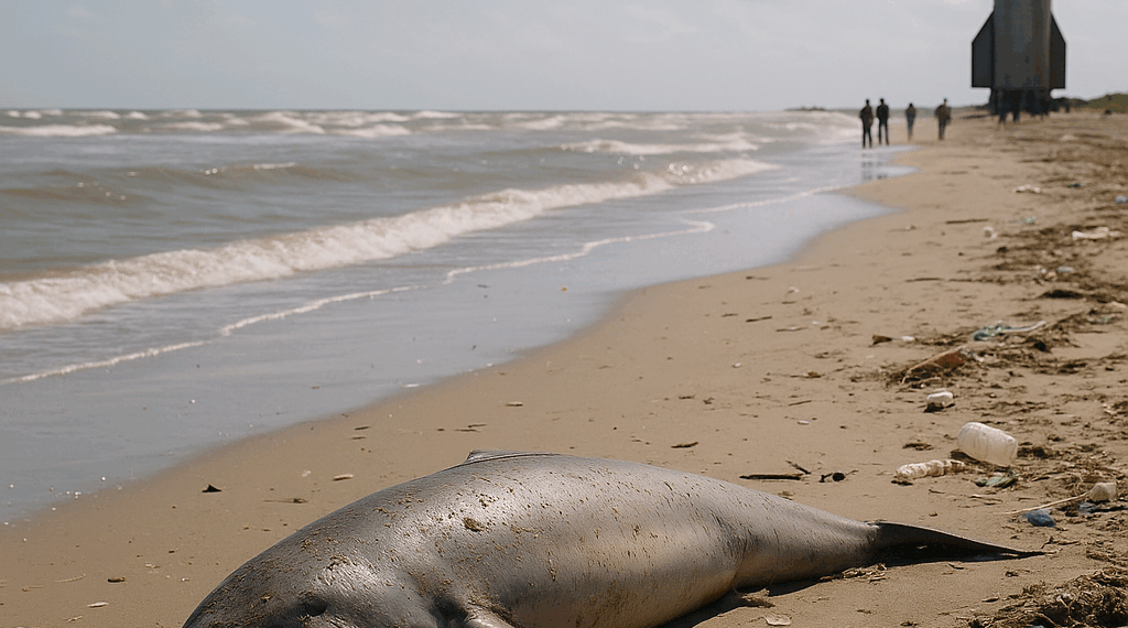 Hallan delfines muertos y contaminación en playas de Tamaulipas por el Starship 11 de SpaceX