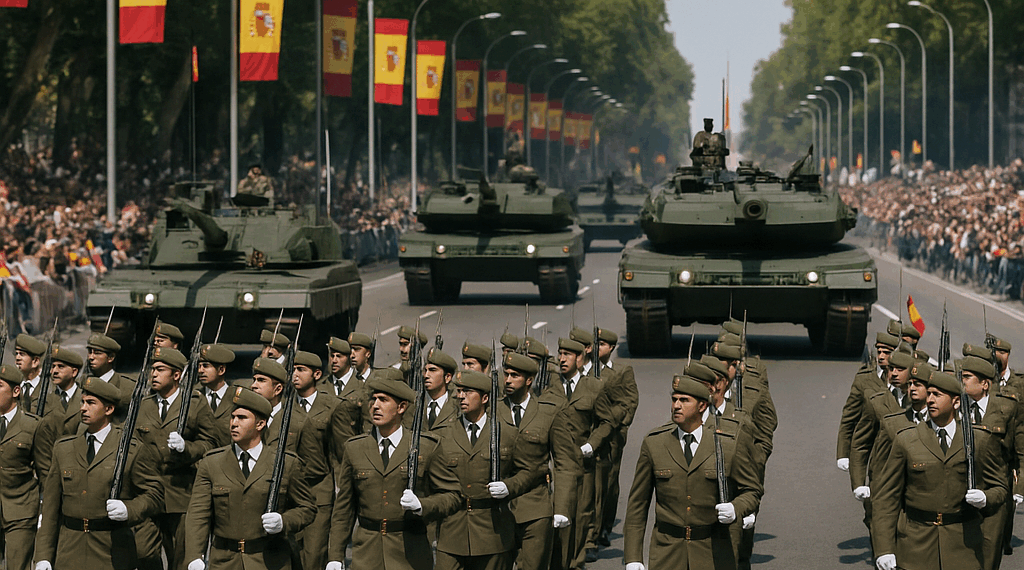 Así es el desfile militar de la Fiesta Nacional y Día de la Hispanidad 2025 en Madrid