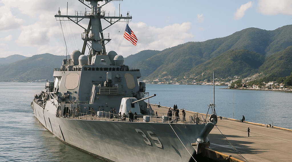 Llega a Trinidad y Tobago un destructor de Estados Unidos para llevar a cabo ejercicios militares