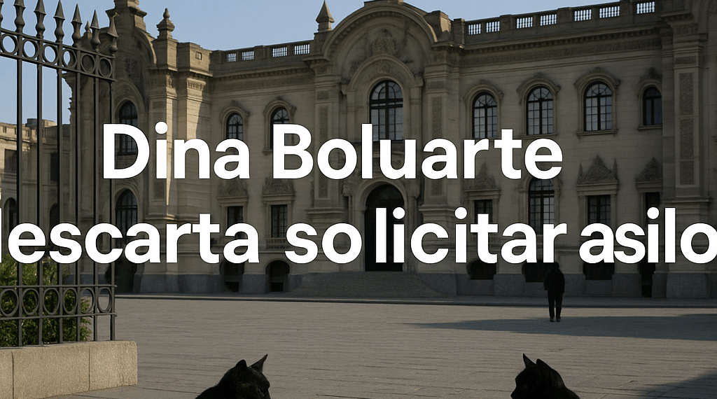 Expresidenta Dina Boluarte rechaza buscar asilo tras su destitución