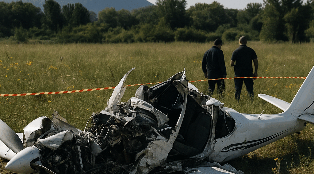 Mueren 2 pilotos al estrellarse un avión militar en el Parque Nacional del Circeo, Italia