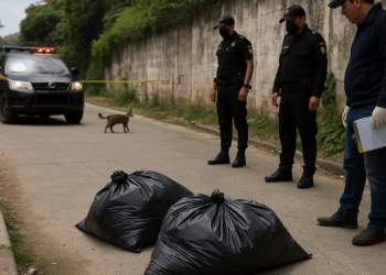 Hallan bolsas con cadáveres en capital de Guatemala