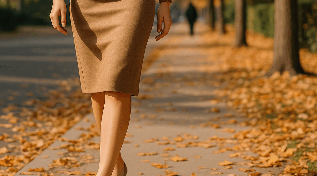 Cómo llevar faldas lápiz con zapatos pumps en otoño 2025