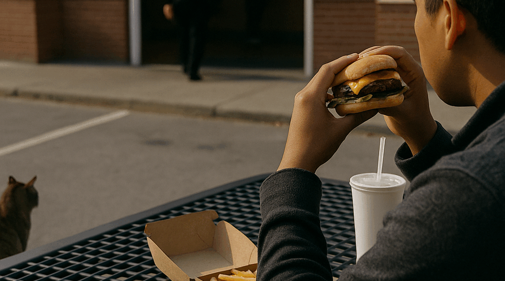 Los inmigrantes y las hamburguesas en Estados Unidos