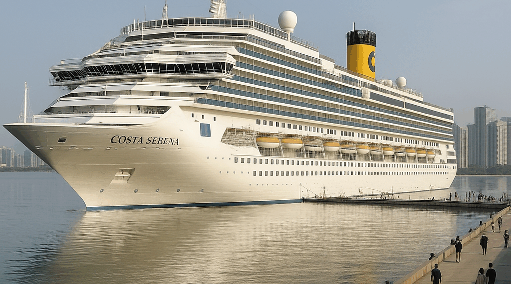 El Costa Serena funcionará como hotel flotante en los Juegos Asiáticos de Nagoya 2026. – Dimension Turistica Magazine