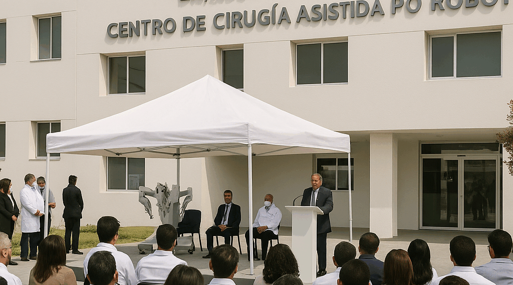 Inaugura Hospital Regional “Lic. Adolfo López Mateos” Centro de Cirugía Robótica