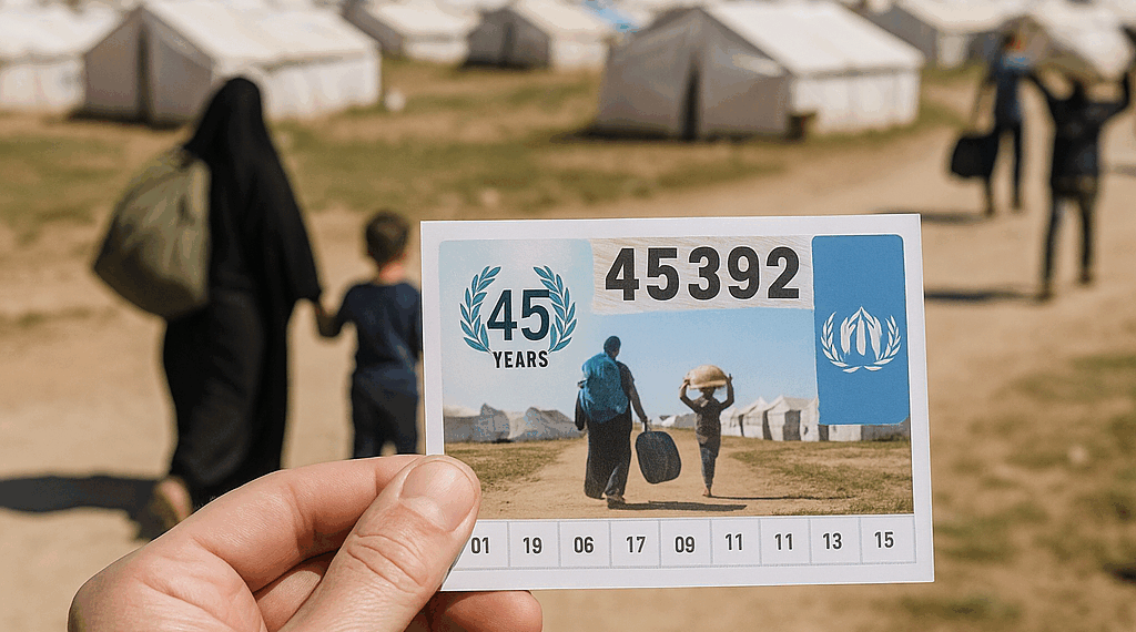 Develan billete de Lotería Nacional por los 45 años de la Comisión Mexicana de Ayuda a Refugiados